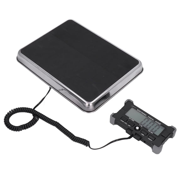 YAHHU Digital Shipping Scale Portable Accurate 440 Lbs / 200 Kg Heavy Duty Bench Scale with HD LCD Display USB Cable and Hooks for Pet Package Express Postal Commercial Residential Use