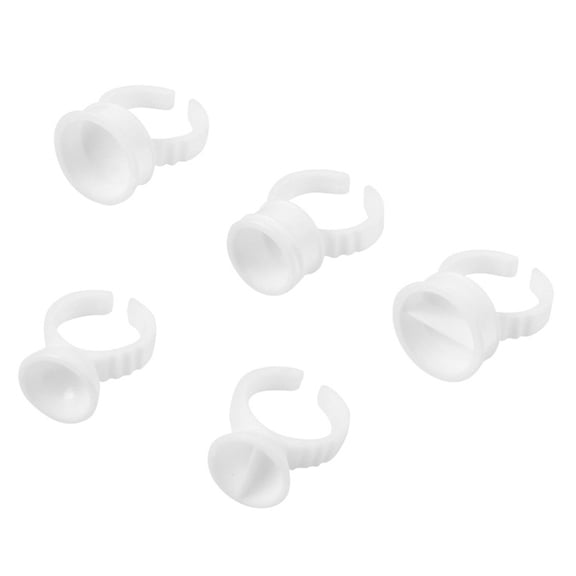YAHHU Disposable Tattoo Ink Ring Cup Container Set for Makeup and Pigment, 500 Pieces (Assorted Sizes: Separated L, Non-Separated L, M, S) - 11.42 inches / 29 cm Pack for Professional Artists