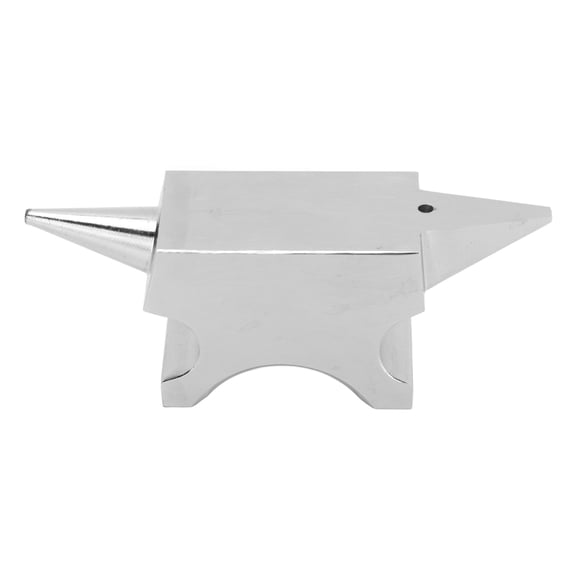 YAHHU Double Ended Horn Anvil Stainless Steel Metal Forging Platform 4.4 inches / 113 mm for DIY Jewelry Processing Rings Earrings Shaping