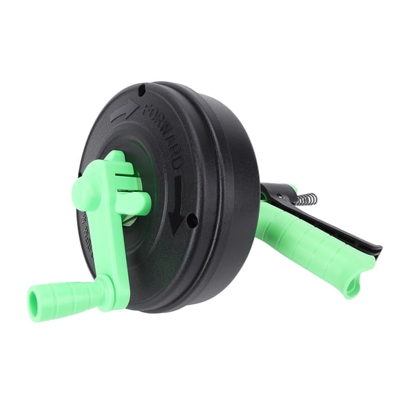 YAHHU Drain Auger Snake Clog Remover, Manual or Powered Plumbing Tool for Kitchen Bathroom Sink, 24.6 ft / 7.5 m Spring, Green/Black