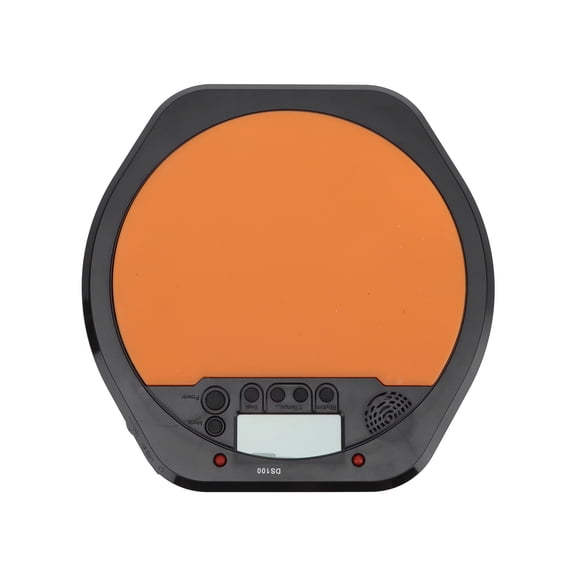 YAHHU Drum Metronome Practice Pad Simulation Digital LCD Display Electronic for Drummer's Training, Rubber Material, Portable Rhythm Trainer