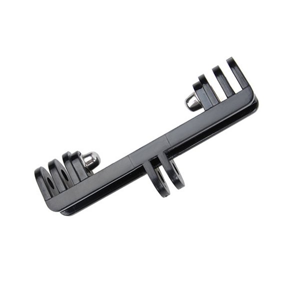 YAHHU Dual Flash Bracket Adapter Twin Mount Adapter Replacement for GoPro HERO4 HERO3+ 3.4 inches / 9 cm[cite: 1]