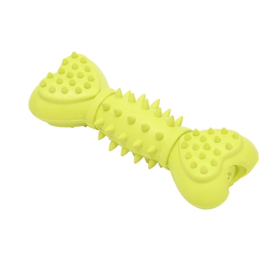 YAHHU Durable Rubber Dog Chew Toy BiteResistant, TeethCleaning Bone Shape for All Dog Sizes