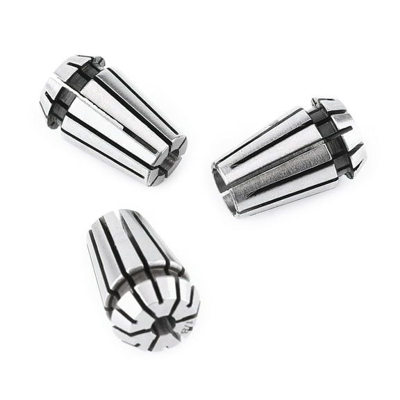YAHHU ER11 CNC Collet Milling Lathe Holder Tool Set 1/8 inch / 3.175 mm, 4mm, 6mm High Precision Spring Collet Chuck For CNC Engraving Machine Workholding Milling Lathe (3 Pieces)