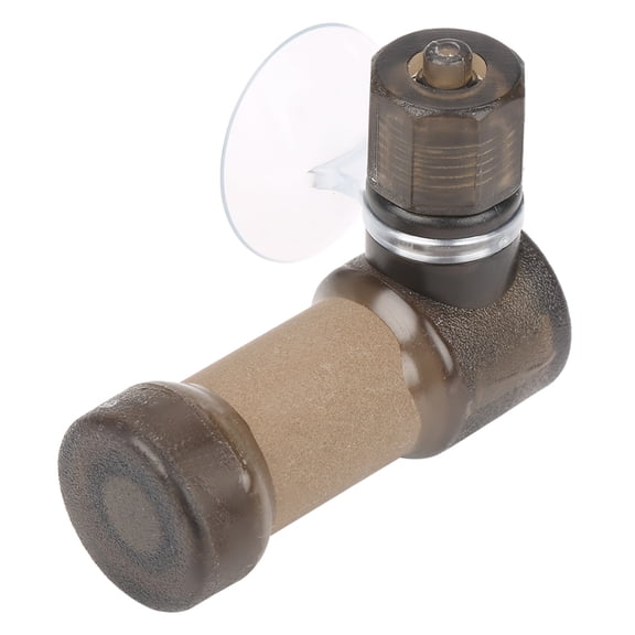 YAHHU Easy CO2 Atomizer Brown L Size Diffuser for Professional Aquarium Plant Care and CO2 Refinement (Brown, L Size / 12cm)