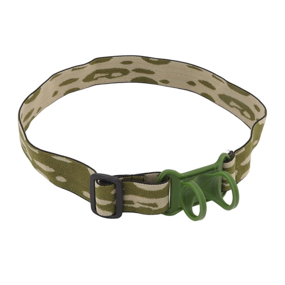 YAHHU Elastic Headlamp Strap Adjustable Headlight Band Outdoor Riding Headlight Belt for 0.86-1.26 inches / 22-32 mm Diameter Torches Perfect for Camping