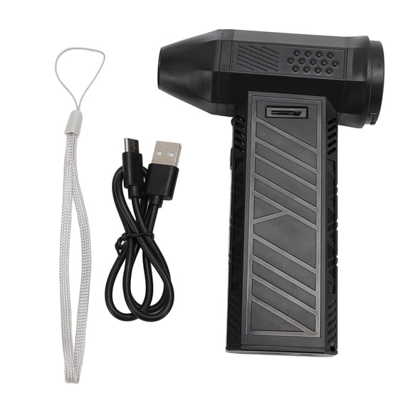 YAHHU Electric Air Duster 130000 RPM Stepless Speed Portable Jet Blower with Built-in 4000mAh Battery Type-C Fast Charging Light for Car Computer Keyboard Camera Lens Cleaning (7.08 inches / 18 cm)