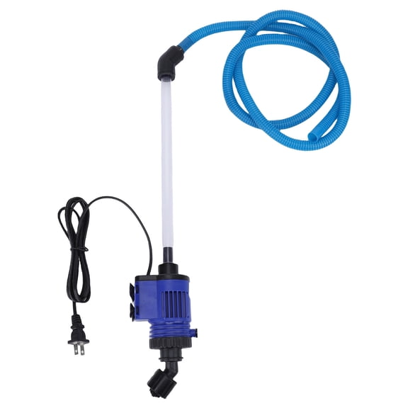 YAHHU Electric Aquarium Vacuum Gravel Cleaner, High Efficiency Fish Tank Water Changer and Sand Washer, US Plug 110V