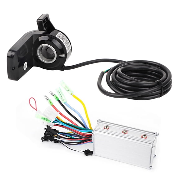 YAHHU Electric Bicycle Brushless Motor Controller with LCD Display Panel Dial Instrument 350W 48V E-Bike Scooter Kit