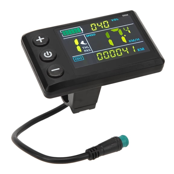 YAHHU Electric Bike LCD Display Meter ABS Waterproof LCD S866 Electric Scooter Color Screen Display Control Panel for Lithium Modification Accessories 3.94 inches