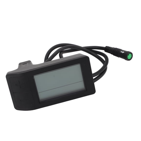 YAHHU Electric Bike LCD Display Meter Waterproof 5pin Connector Conversion Meter for Bafang Controller 24-48V Ebike Cycling Computer Speedometer Odometer 3.42 oz / 97g Black