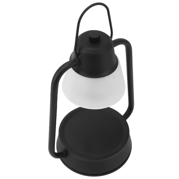 YAHHU Electric Candle Warmer Lamp Dimmable Aromatherapy Wax Melting Light Iron Glass Shade Table Lamp for Bedroom Decor Night Light Gu10 Halogen Bulbs Included EU Plug 10.6 Inches / 26.9 cm