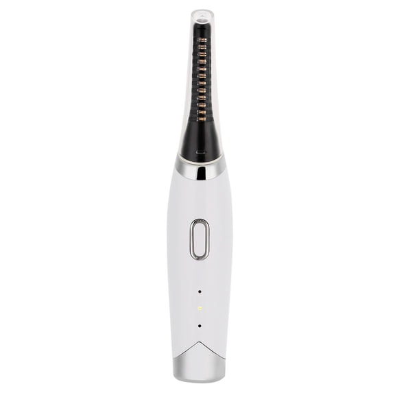 YAHHU Electric Eyelash Curler Long Lasting Heated Perming USB Rechargeable Makeup Tool, White