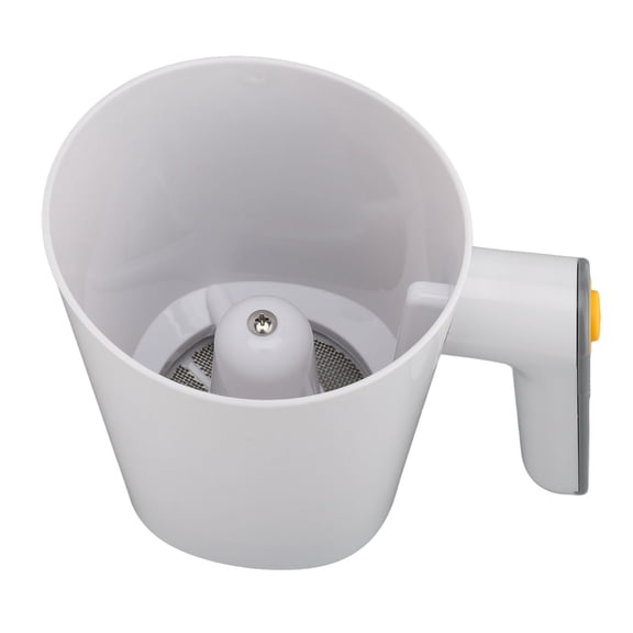 YAHHU Electric Flour Sieve Large Capacity 304 Stainless Steel Battery Operated Sifter 7.48 inches / 19 cm