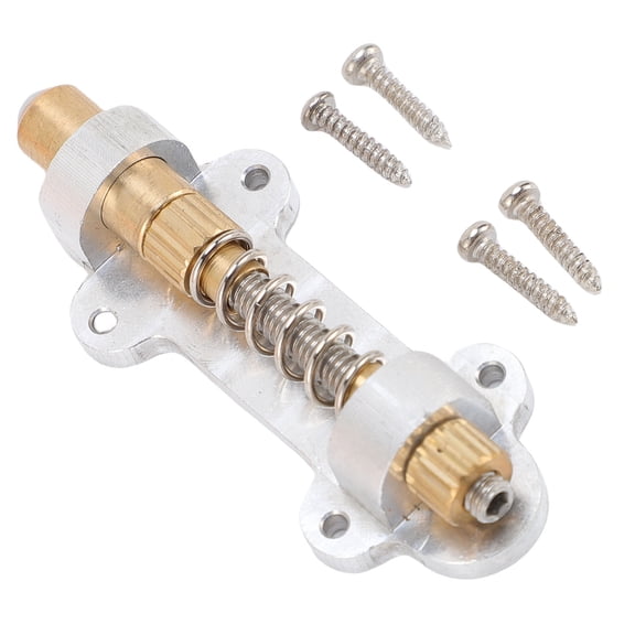 YAHHU Electric Guitar Brass Tremolo Bridge Stabilizer and Auto Stopper System, Premium Musical Instrument Replacement Parts with Mounting Screws for Enhanced Tuning Stability