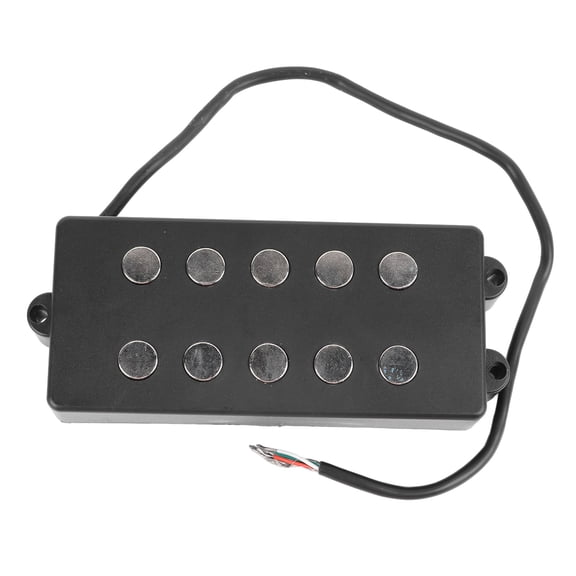 YAHHU Electric Guitar Double Coil Pickup Clear Sound Metal 5 String Electric Bass Dual Coil Pickup with Screws and Springs for Musical Instruments