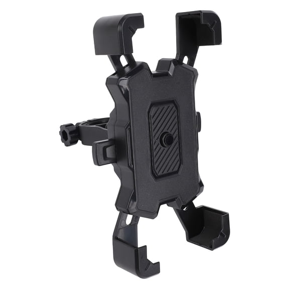 YAHHU Electric Motorcycle Phone Mount One Touch Locking 360 Rotatable Aluminum Alloy Shock Absorbing Bike Phone Holder Handlebar GPS Navigation Bracket For Scooters ATVs Black
