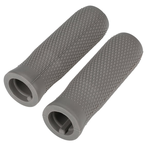 YAHHU Electric Scooter Handlebar Grips Silicone Anti-Slip Cover Replacement Parts For Ninebot ES1 ES2 ES3 ES4, Soft Comfortable Gray Scooter Accessories For Adults And Teens