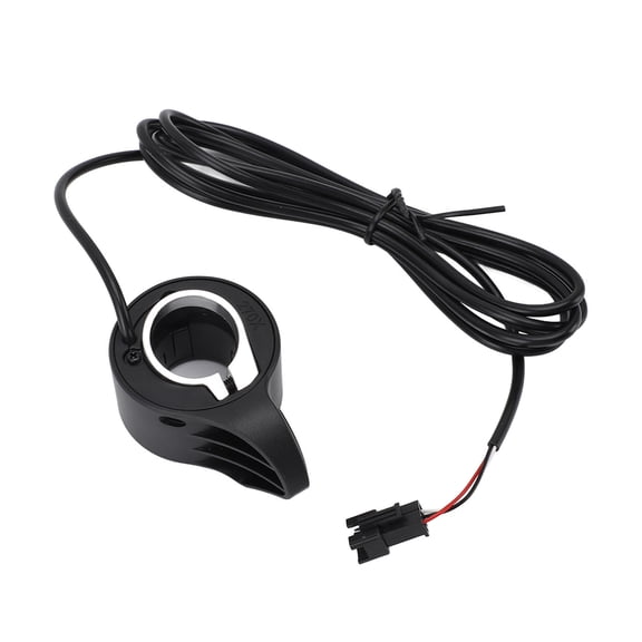YAHHU Electric Scooter Thumb Throttle 270X Right Hand Accelerator Finger Throttle for 22.2mm / 0.9in Handlebar Electric Bicycle Conversion Kit