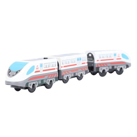 YAHHU Electric Train Set Educational Adsorption Connection Battery Operated Track Train Toy for Kids Boys Girls Type 1 20 inches / 50.8 cm