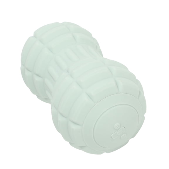 YAHHU Electric Vibrating Peanut Massage Ball for Deep Tissue Trigger Point Therapy on Back Neck Foot and Legs with 4 Speeds Rechargeable TPE Roller for Muscle Recovery and Flexibility - Green