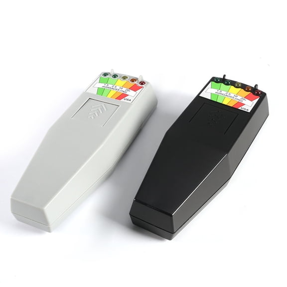 YAHHU Electromagnetic Field EMF Gauss Meter Radiation Detector Portable EMF Magnetic-Field Monitor 5 LED, Black