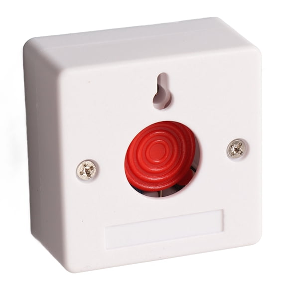 YAHHU Emergency Panic Button with Key 250V Efficient Fire Security Alarm Switch - High-Quality Safety Hardware for Home and Commercial Use (2.36 inches / 6 cm)