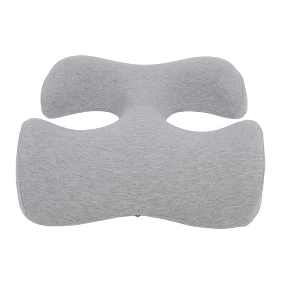 YAHHU Ergonomic Chest Support Pillow – Memory Foam, Soft Fabric, Zoned Design for Prone Sleep, Salon & Home Use, Light Gray