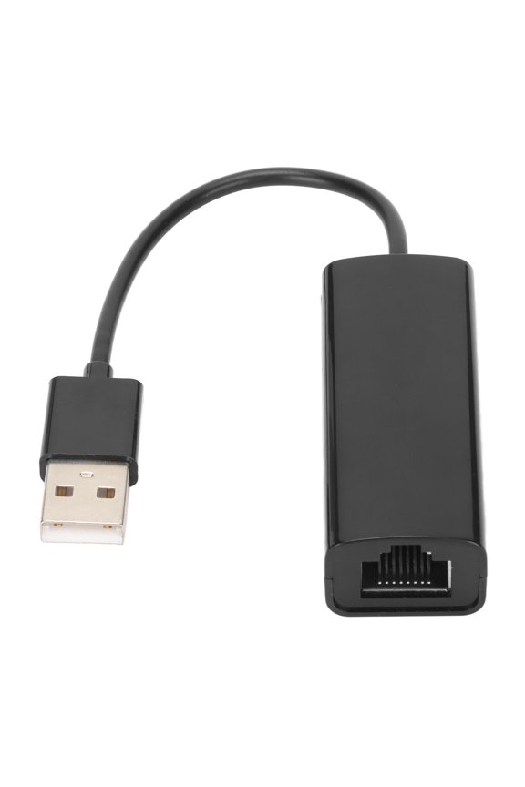 Ethernet Adapter USB to 10/100 Mbps Plug and Play Wired LAN Network Adapter Compatible with Nintendo Switch, Wii, Wii U, MacBook, Laptops, Windows, and macOS (1 Pack)