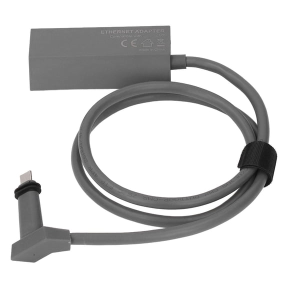 YAHHU Ethernet Adapter for V2 Rectangle Dish Satellite Internet 1Gbps High Speed Satellite Internet to RJ45 Gigabit Ethernet Adapter Cable Length 3.3 ft / 1 m High Speed Network[cite: 1]