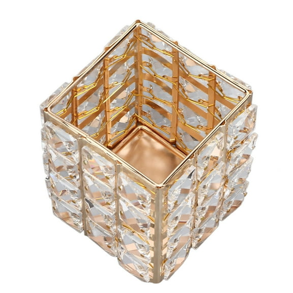 YAHHU European Style Crystal Storage Box Square Trinket Organizer for Jewelry Earrings Rings Home Decor Wedding Gift