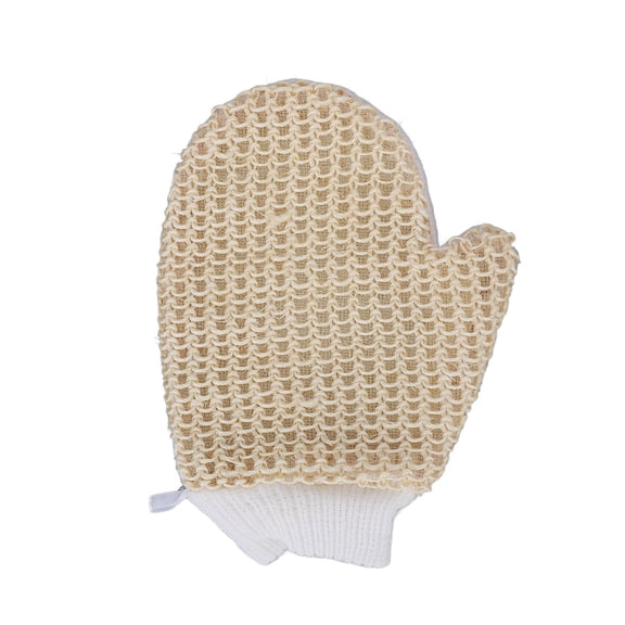 YAHHU Exfoliating Sisal Bath Glove Soft, EcoFriendly Body Scrubber for Men & Women, Deep Cleansing & Skin Renewal, Portable Shower Mitt