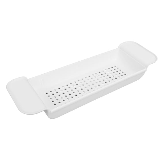 YAHHU Expandable Bathtub Shelf & Caddy Tray – Adjustable Storage Rack for Shower, Bath, & Toilet, Skid‑Proof, Multi‑Function