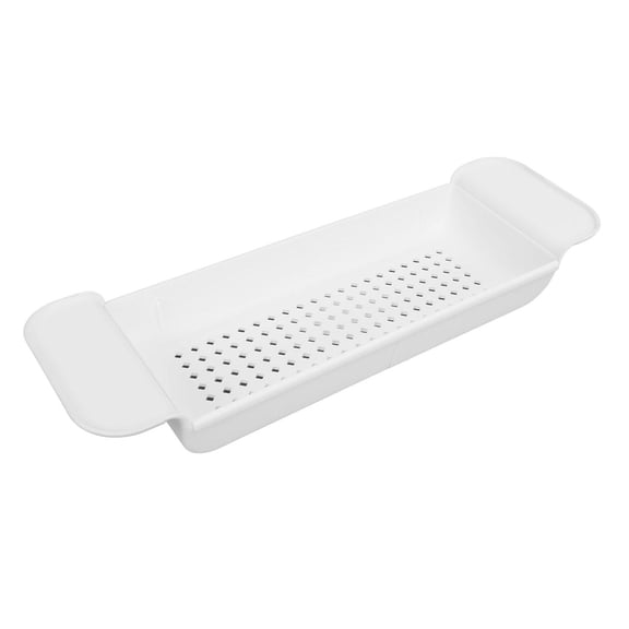 YAHHU Expandable Bathtub Shelf & Caddy Tray Adjustable Storage Rack for Shower, Bath, & Toilet, SkidProof, MultiFunction