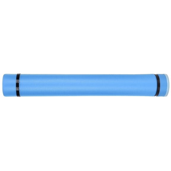 YAHHU Extendable Drawing Storage Tube Thickened Telescopic Poster Drafting Case (24.8 in - 42.5 in / 63 cm - 108 cm) for Art Blueprints Documents with Adjustable Strap, Blue