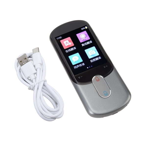 YAHHU F4A Language Translator Device, Online 139 & Offline 18 Languages, Voice & Photo Translation, Dark Gray