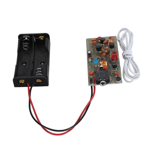 YAHHU FM Transmitter Module Kit Adjustable Wireless Microphone Frequency PCB Board (5.5 inches / 14 cm)