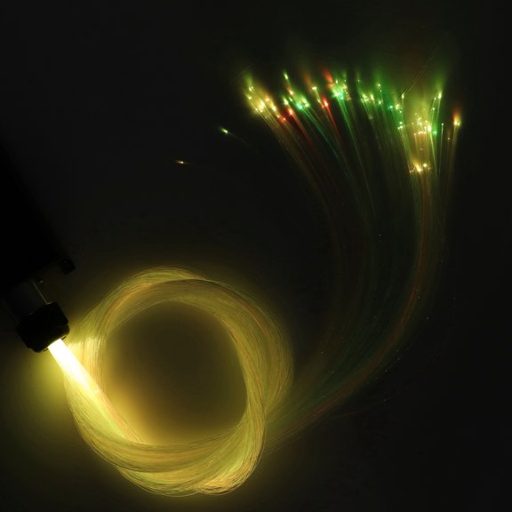 YAHHU Fiber Optic Lights Colorful Phone APP Control Sound Activated RGBW Ceiling Lights for Home Car 100265V EU Plug 150 Strands