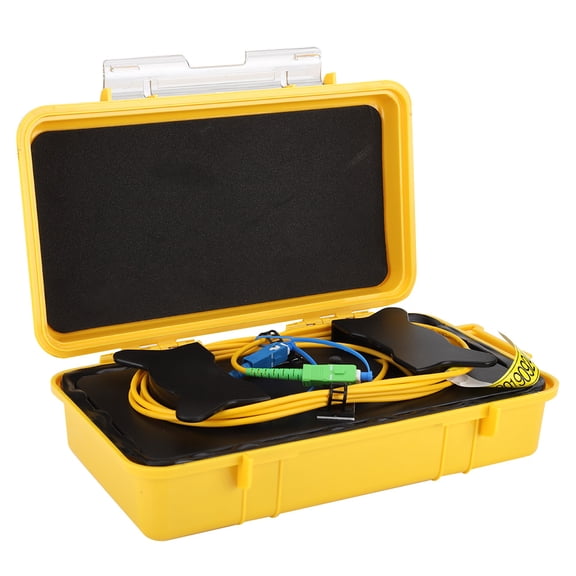 YAHHU Fiber Optic OTDR Launch Cable Box Dead Zone Eliminator SC UPC to SC APC Single Mode SM 9/125 1km 3280ft / 1000m Network Tester