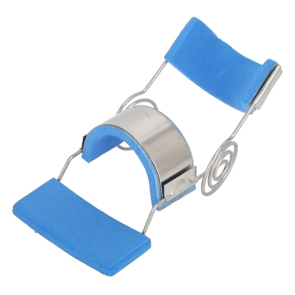 YAHHU Finger Extension Splint Training Device Adjustable Coil Spring Joint Correcting Fixation Brace, Blue, Size M (4.72 inches / 12 cm)