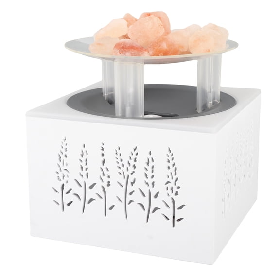 YAHHU Flame Humidifier 3 in 1 Aromatherapy Fragrant Essential Oil Diffuser with Timer, 400ml (13.5 fl oz), Desktop Fire Mist Maker for Home Office Bedroom, US Plug 100-240V