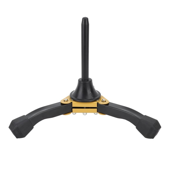 YAHHU Flute Clarinet Stand Portable Anti Slip Foldable Rugged Oboe Holder Stand for Soprano Saxophone Wind Instruments, Black