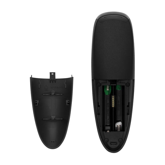 YAHHU G10BTS Bluetooth 5.0 Air Mouse Remote Control, Wireless Infrared IR Learning 6-Axis Gyroscope for Android TV Box HTPC PCTV, Black