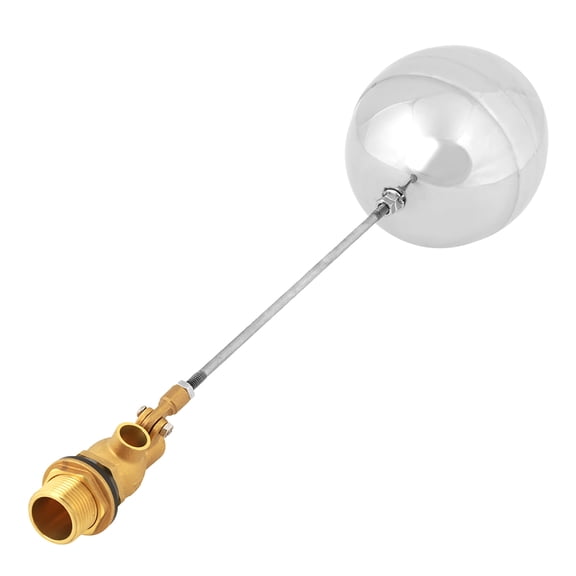 YAHHU G3/4" DN20 Male Thread Water Sensor Adjustable Float Ball Valve Stainless Steel 9.05 inches / 23.00 cm