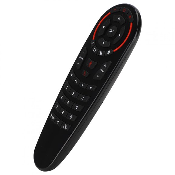 YAHHU G30S USB 2.4G Wireless Transmission Intelligent Voice Remote Controller with 6-Axis Gyroscope Sensor, 34 Buttons Air Mouse for Smart TV Android Box PC, 10 Meters Range (6.46 in / 16.4 cm)