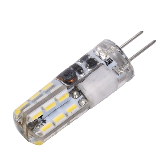 YAHHU G4 24LED Light Bulb 2W 200LM Bi Pin Base Non Dimmable for Chandelier AC DC 12V (Cold White 6000-6500K)