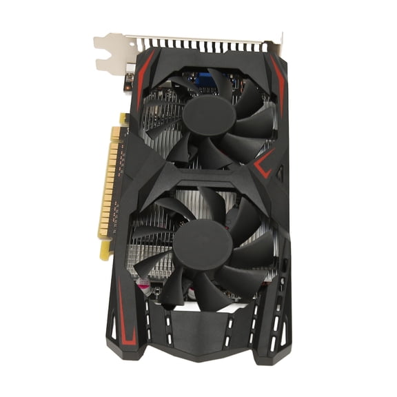 YAHHU Gaming Graphics Card GTX550Ti 2G GDDR5 128 Bit 928MHz 5400MHz Dual Cooling Fan Video Card HDR Technology PCI Express 2.0 High Performance Desktop Computer Component (10.63 in / 27 cm)