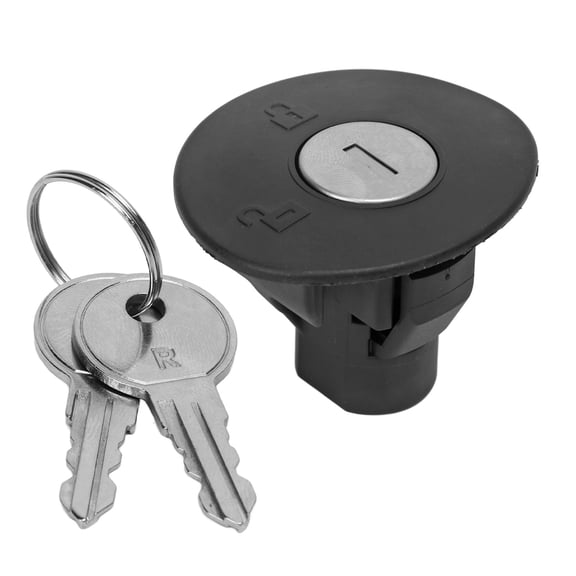 YAHHU Gas Fuel Tank Plug Locking 8U5Z9C268B Cover Cap with 2 Keys Replacement for Ford Edge Escape Expedition Explorer Fiesta (2.75 inches / 7 cm)