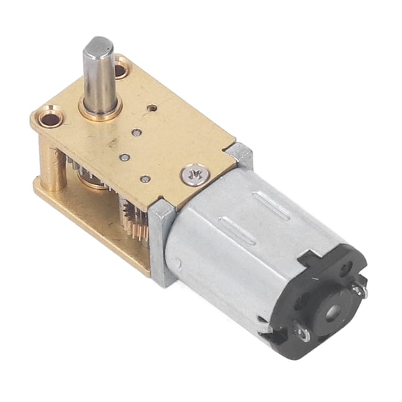 YAHHU Gear Motor DC 6V Single Shaft Turbo Worm Motor Speed Reduction 30RPM 1:236 for Machine Replacement 2.75 in / 7 cm