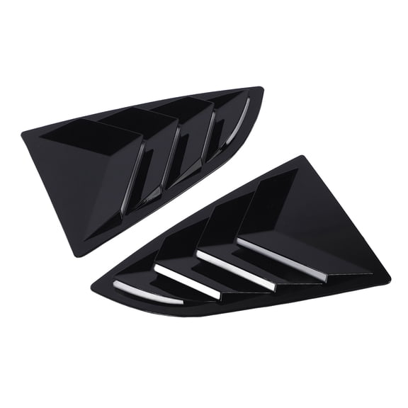 YAHHU Glossy Black Rear Window Louvers Cover Automotive Exterior Accessories For Toyota GR86 Subaru BRZ 2021-2024